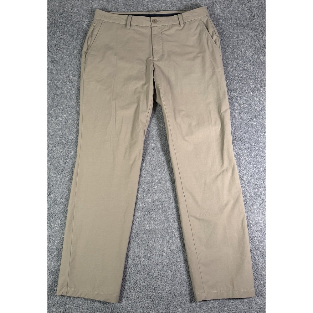 Vineyard Vines OTG On-The-Go Pant Mens 34x30 Khaki Tan Performance Chino Stretch